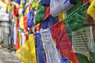 Jagdev Singh, colores del budismo (Nepal, Asia)