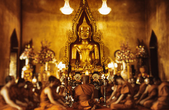 Victoria Knobloch, Monjes en Bangkok - Tailandia, Asia)