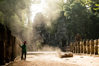 Steffen Rothammel, limpieza de templos (Camboya, Asia)