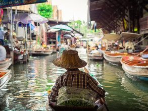 Johann Oswald, mercado flotante de Damnoen Saduak 2 - Tailandia, Asia)