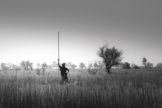 Tillmann Konrad, Pescando en el Okavango (Botswana, África)