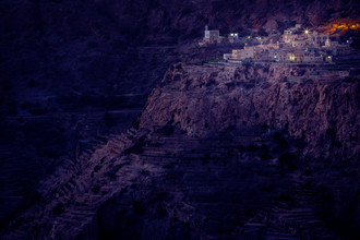 Eva Stadler, Omán: Campos en terrazas en hora azul (Omán, Asia)