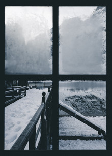 Silvio Bergamo, La ventana sobre el lago - Italia, Europa)