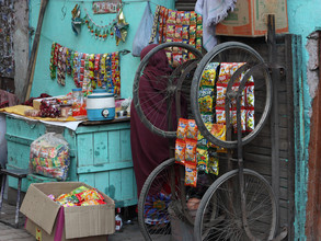 Jagdev Singh, A Street Shop, Nueva Delhi (India, Asia)