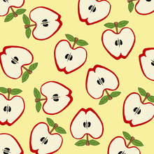 Katherine Blower, diseño de patrón de manzana roja