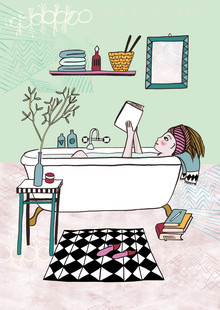 Constanze Guhr, Lectura 3: ¡Leyendo en la bañera!