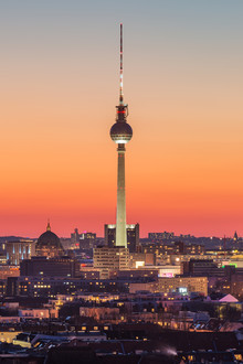 Robin Oelschlegel, Berliner Fernsehturm nach Sonnenuntergang (Alemania, Europa)