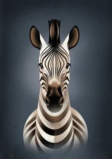 Zebra - Fotografía artística de Dieter Braun