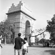Shantala Fels, Puerta de la India en Nueva Delhi - India, Asia)