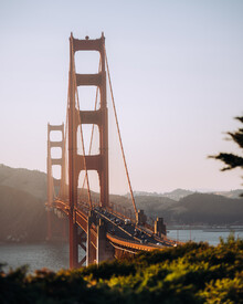 André Alexander, puente Golden Gate al atardecer