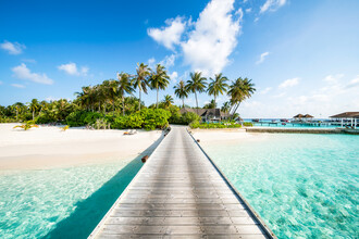 Jan Becke, Vacaciones en una isla tropical en las Maldivas