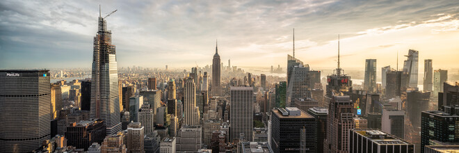 Jan Becke, panorama del horizonte de Manhattan