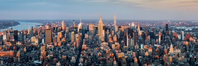 Jan Becke, panorama de la ciudad de Nueva York - Estados Unidos, América del Norte)