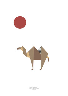 Anna Maria Laddomada, Camello | Serie África | Origamia Design - Egipto, África)