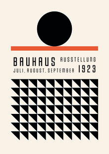 Colección Bauhaus, póster de la exposición Bauhaus Weimar (Alemania, Europa)
