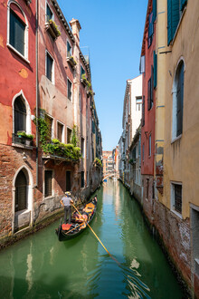 Jan Becke, paseo en góndola por Venecia (Italia, Europa)