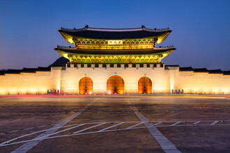 Jan Becke, Puerta principal del Palacio Gyeongbokgung en Seúl (Corea del Sur, Asia)