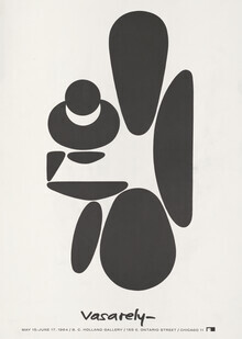 Art Classics, cartel de exposición de Victor Vasarely, 1964 (Alemania, Europa)