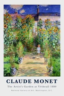 Claude Monet - El jardín del artista en Vetheuil - Fotografía artística de Art Classics