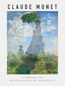 Art Classics, cartel de la exposición La Promende de Claude Monet (Alemania, Europa)