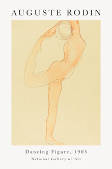 Clásicos del arte, figura danzante de Auguste Rodin