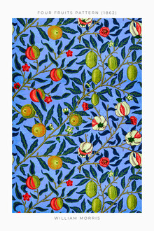 Clásicos del arte, patrón de cuatro frutas de William Morris