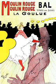 Art Classics, Henri de Toulouse-Lautrec: Affiche pour le Moulin Rouge (Francia, Europa)