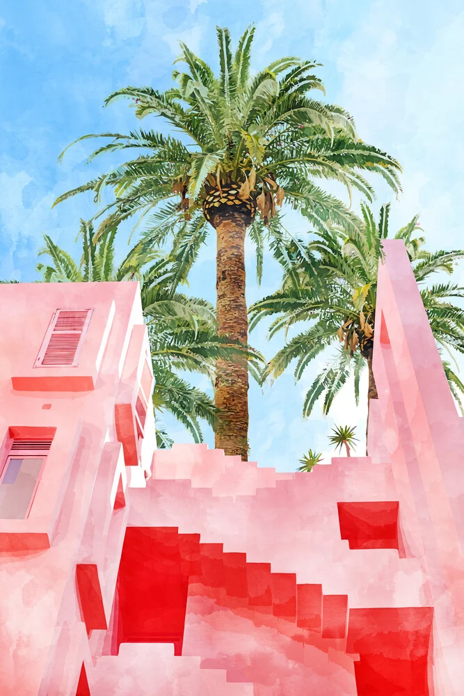Pink Tropical - Photographie d'art par Uma Gokhale