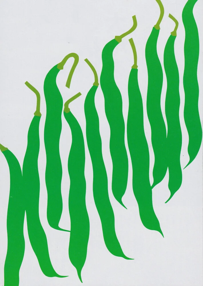 Haricots verts - Photographie fineart de Zenji Funabashi