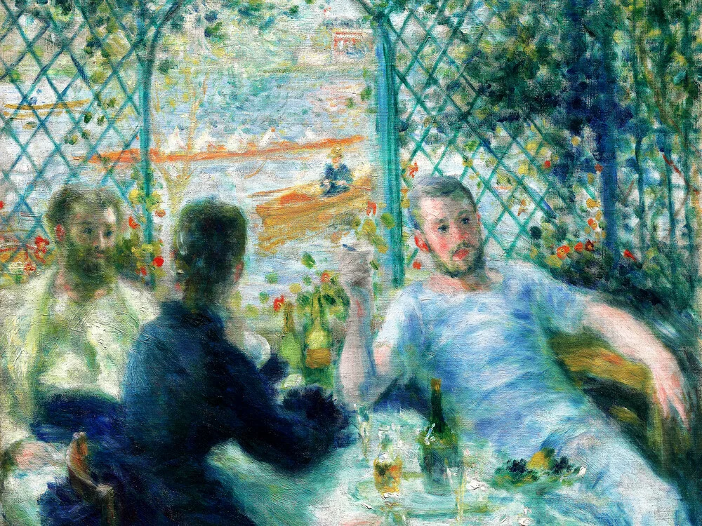 Pierre-Auguste Renoir : Déjeuner au Restaurant Fournaise - Fineart photography by Art Classics