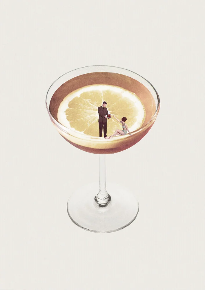 Ma boisson a besoin d'un verre - fotokunst von Maarten Leon