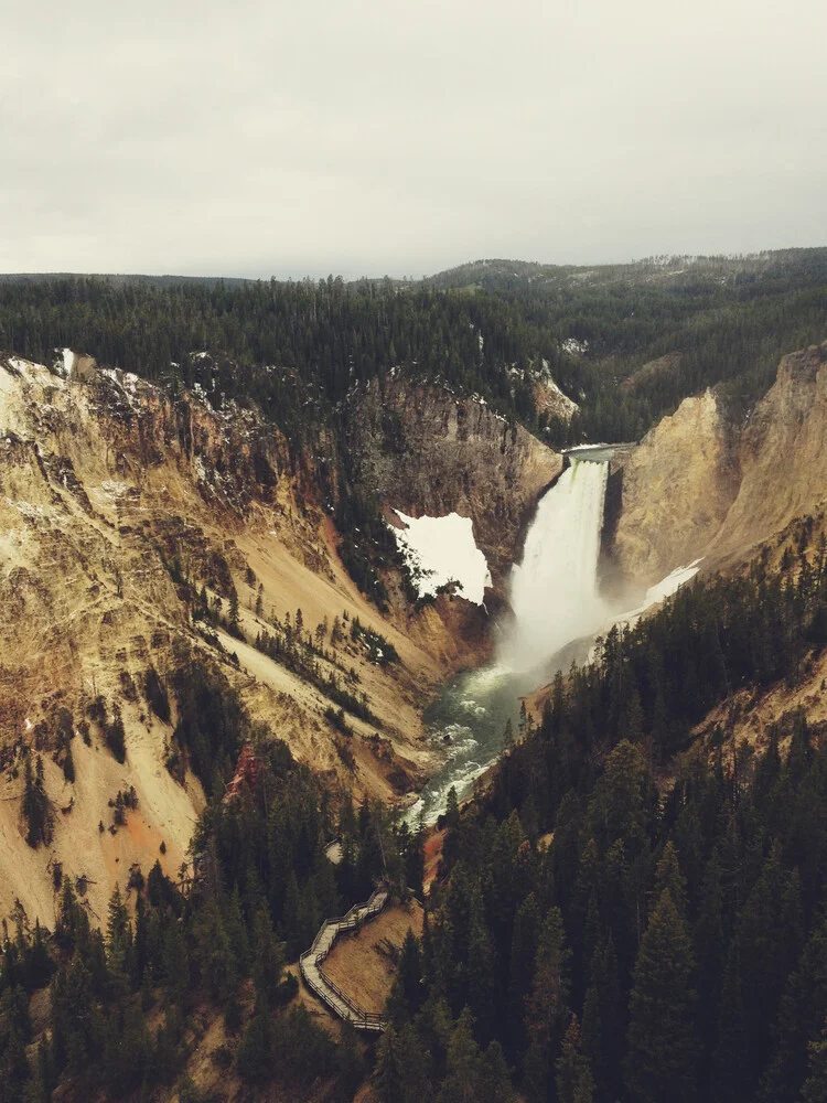 Chutes de Yellowstone - Photographie d'art par Kevin Russ