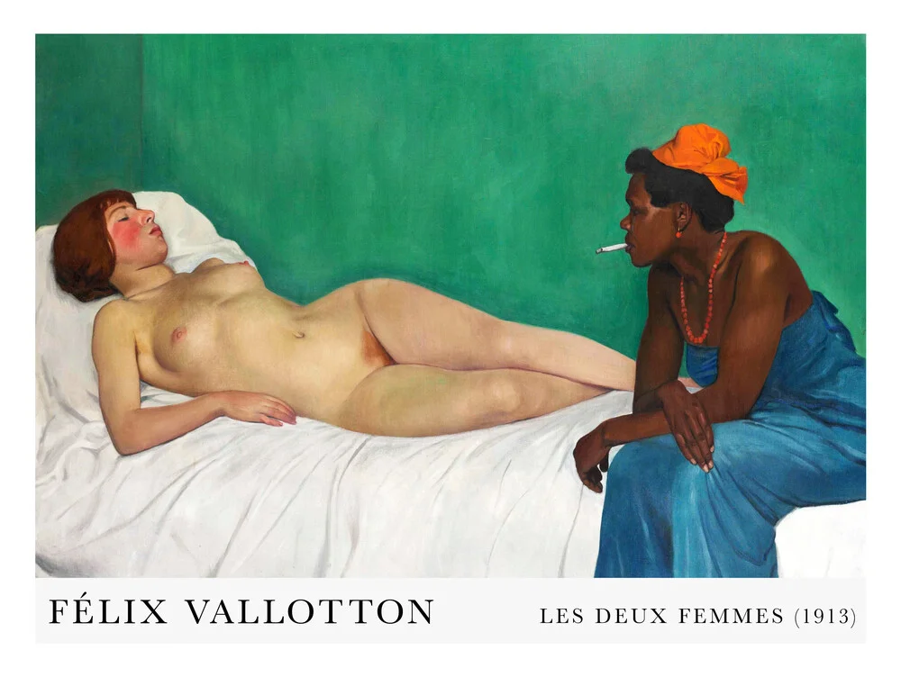 Félix Vallotton: La Blanche et la Noire - Photographie d'art par Art Classics
