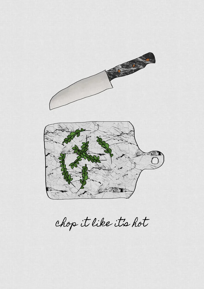 Chop It Like It's Hot - Photographie d'art par Orara Studio