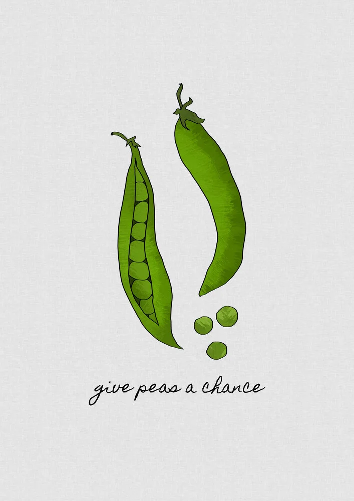 Give Peas A Chance - Photographie d'art par Orara Studio