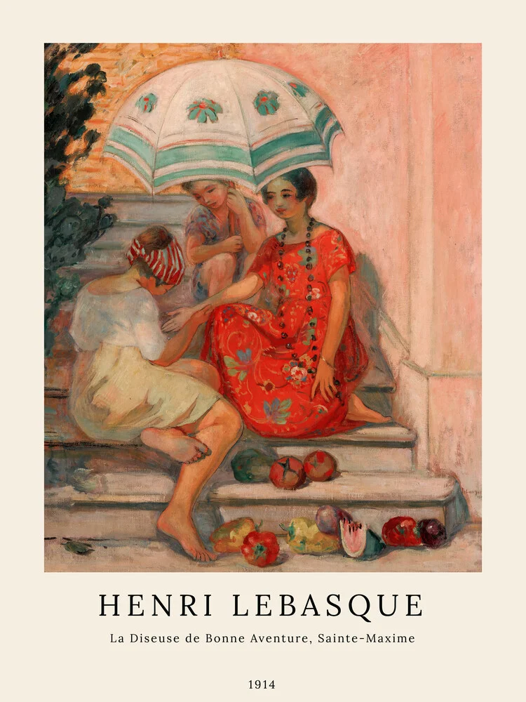 Henri Lebasque: La diseuse de bonne aventure, sainte-maxime - Photographie d'art par Art Classics