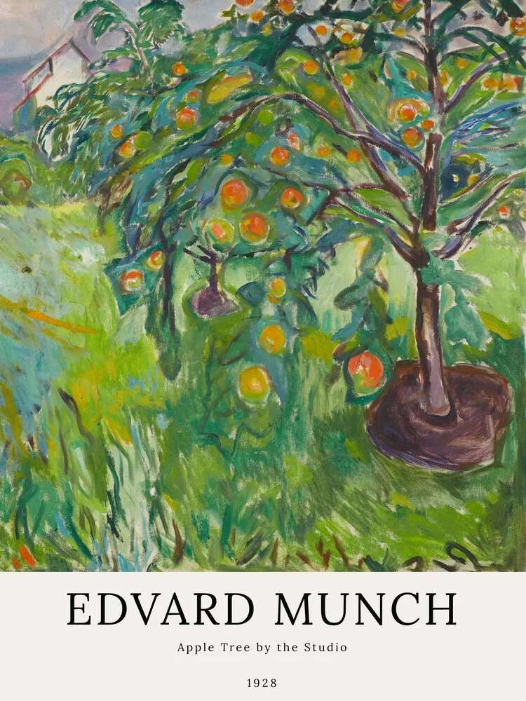Edvard Munch: Apple Tree by the Studio - Photographie fineart par Art Classics