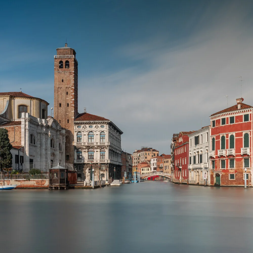 Venedig - Canal Grande et San Geremia - fotokunst von Franz Sussbauer