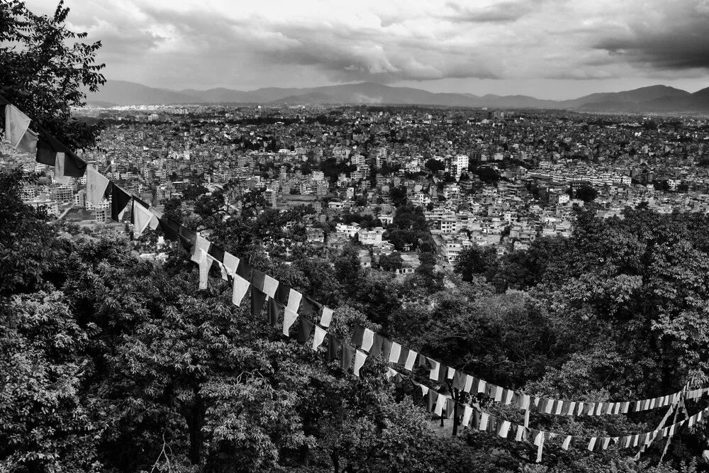 Vallée de Katmandou - Photographie d'art par Jagdev Singh
