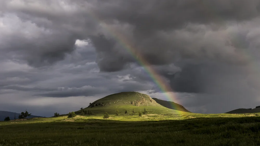 Arc-en-ciel de Mongolie - Photographie d'art par Schoo Flemming