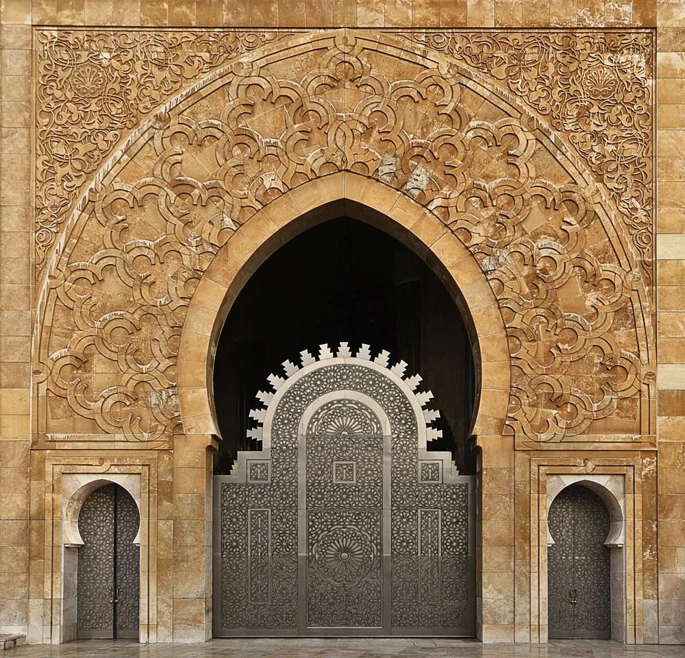 Moschee Hassan II - Photographie d'art par Renate Reichert