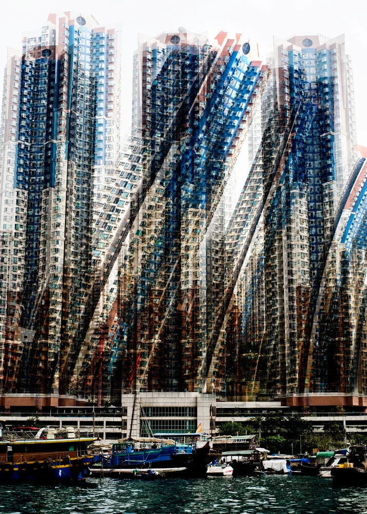 Hong Kong déplacé III - Photographie d'art par Michael Wagener