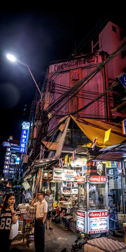 Vie nocturne Chinatown 10 (Bangkok) - Photographie d'art de Jörg Faißt