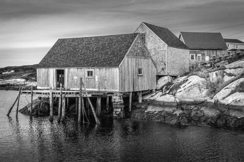 Cabane de pêche en Nouvelle-Écosse - fotokunst von Jörg Faißt