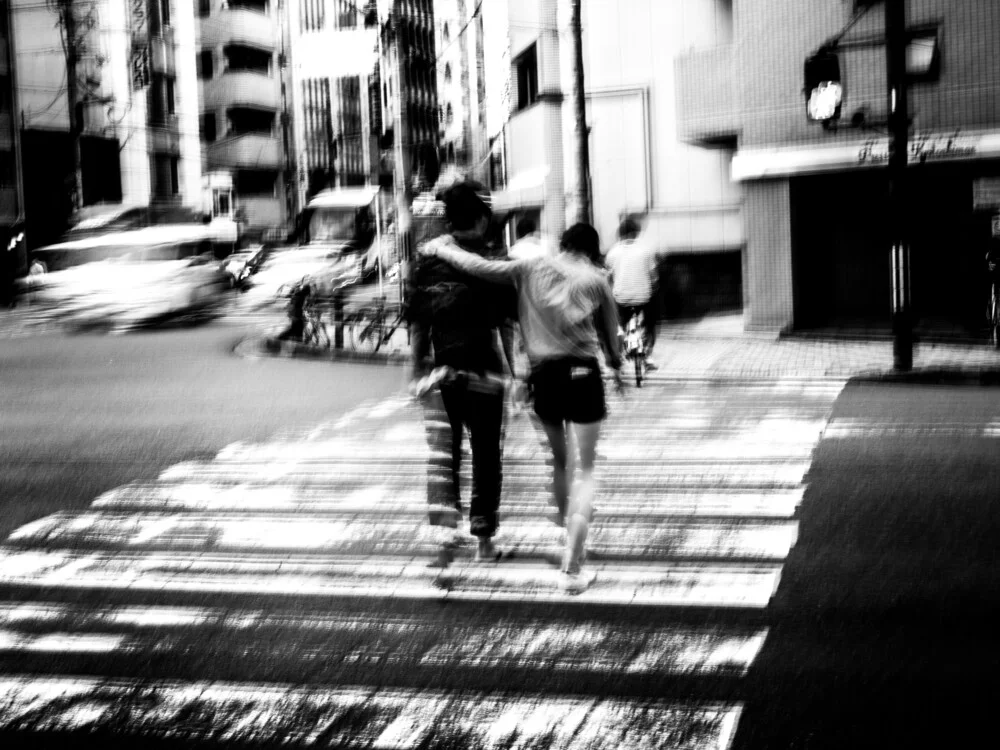 Scène de rue Kyoto 1 - fotokunst von Jörg Faißt