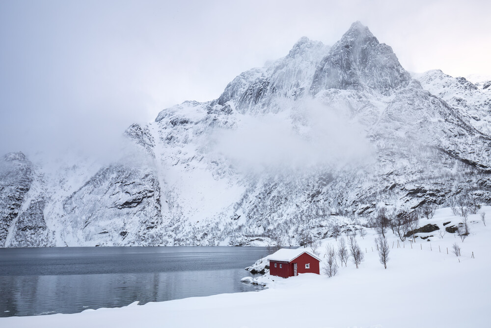 Rêve d'hiver au lac - Photographie fineart de Moritz Esser