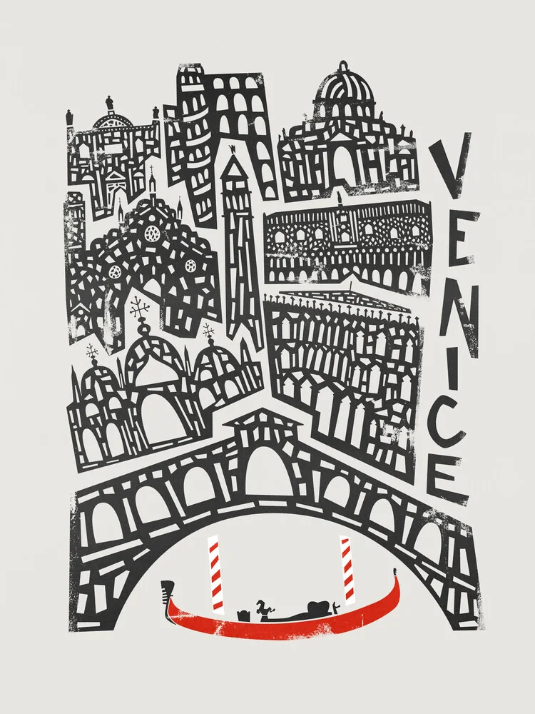 Paysage urbain de Venise - fotokunst von Fox And Velvet