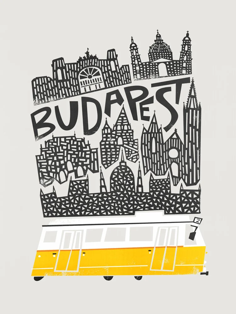 Paysage urbain de Budapest - Photographie d'art par Fox And Velvet
