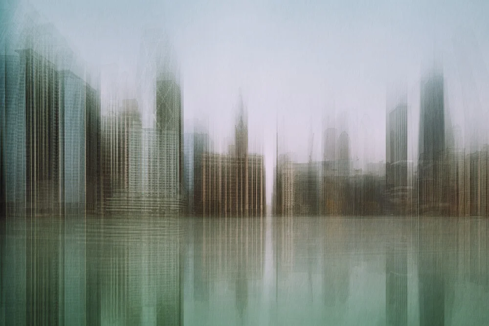 Skyline de Chicago - Photographie d'art par Roswitha Schleicher-Schwarz