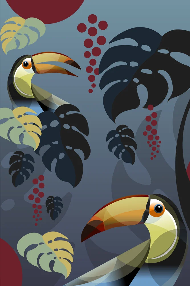 toucan dans la jungle - Photographie d'art de Sabrina Ziegenhorn